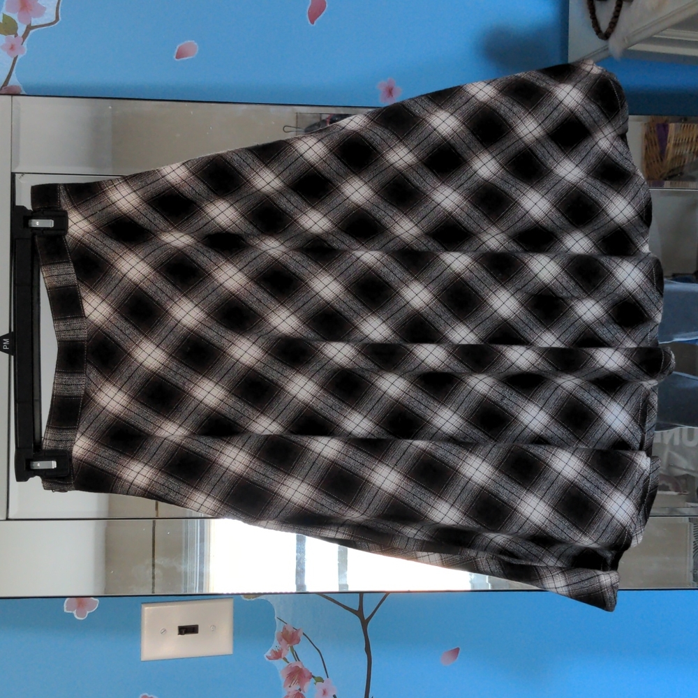 Plaid Brown Skirt